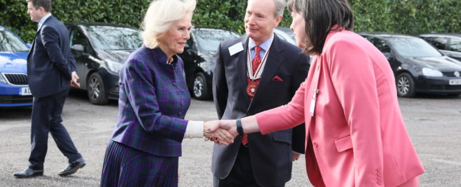 Nikki with HRH, The Duchess and Vice Lord Lieutenant of Bucks